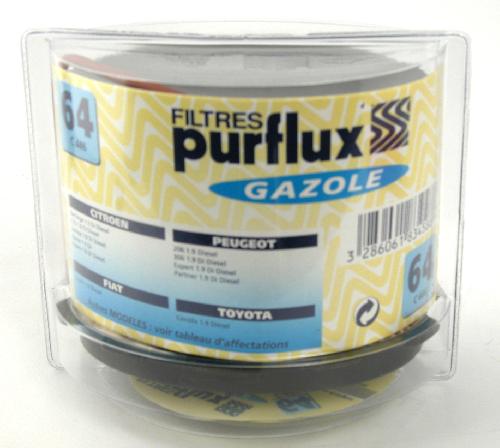 Filtre A Carburant PURFLUX Filtre Gazole No64 C446Y