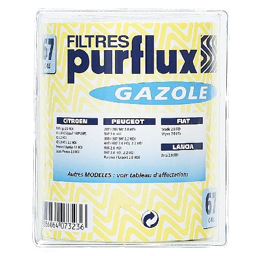 Filtre A Carburant PURFLUX Filtre Gazole No67 C495EY