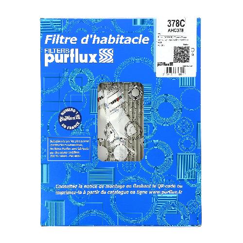 Filtre D'habitacle PURFLUX Filtre habitacle AHC378 No378C
