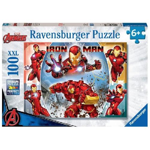 Puzzle Puzzle 100 pieces XXL. Le puissant Iron Man / Marvel Avengers. 00013377. A partir de 6 ans. Ravensburger. MARVEL HEROS