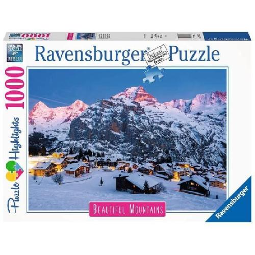 Puzzle Puzzle 1000 p L?Oberland bernois. Mürren (Puzzle Highlights) - Adultes. enfants des 14 ans - Paysages - 17316 - Ravensburger