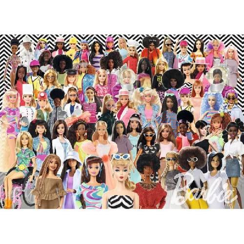 Puzzle Puzzle 1000 pieces Barbie - Ravensburger - Challenge Puzzle - Rose - Mixte - Licence Barbie
