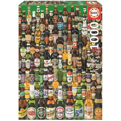 Puzzle Puzzle 1000 Pieces - Bieres - EDUCA - Nature morte et objets - Multicolore - Vert