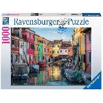 Puzzle Puzzle 1000 pieces Burano. Italie - Ravensburger - Architecture et monument - Adultes et enfants des 14 ans