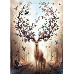 Puzzle 1000 pieces Cerf Fantaisie. Adultes et enfants dés 14 ans. Puzzle de qualité supérieure. 12000459. Ravensburger