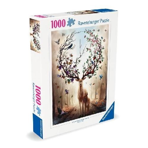 Puzzle Puzzle 1000 pieces Cerf Fantaisie. Adultes et enfants dés 14 ans. Puzzle de qualité supérieure. 12000459. Ravensburger