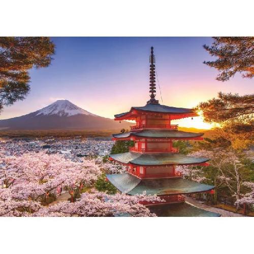 Puzzle Puzzle 1000 pieces Cerisiers en fleurs du Mont Fuji. Adultes et enfants. Des 14 ans. Puzzle de qualité supérieure. 12000582. Ravensb