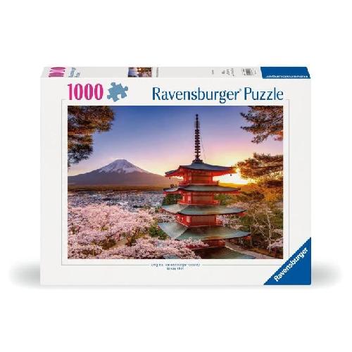 Puzzle Puzzle 1000 pieces Cerisiers en fleurs du Mont Fuji. Adultes et enfants. Des 14 ans. Puzzle de qualité supérieure. 12000582. Ravensb