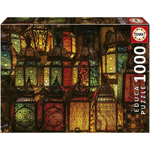 Puzzle Puzzle 1000 pieces COLLAGE DE LANTERNES - Educa - Nature morte et objets - 68x48cm