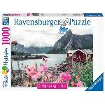Puzzle Puzzle 1000 pieces Reine. Lofoten. Norvege - Ravensburger - Puzzle Adulte - Paysage et nature - Multicolore