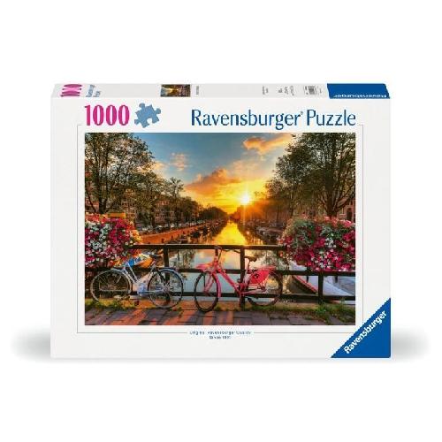 Puzzle Puzzle 1000 pieces Vélos a Amsterdam. Adultes & enfants des 14 ans. Puzzle de qualité supérieure. 12000662. Ravensburger