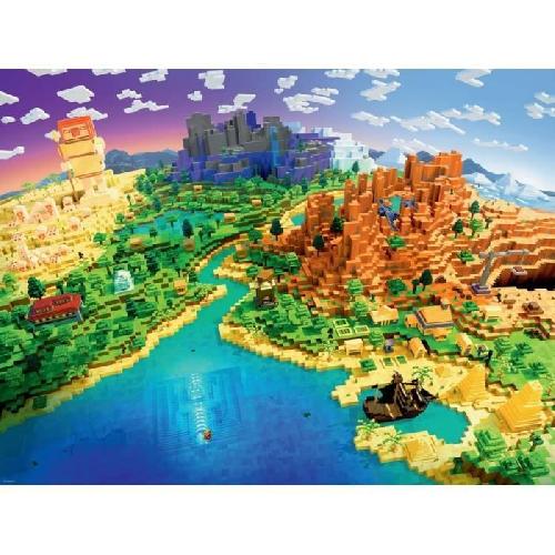 Puzzle Puzzle 1500 pieces - RAVENSBURGER - Minecraft - Fantastique - Détente et relaxation