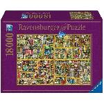 Puzzle 18 000 pieces Bibliotheque magique XXL. Colin Thompson. Adultes et enfants a partir de 14 ans. Fantaisie. 17825. Ravensburger