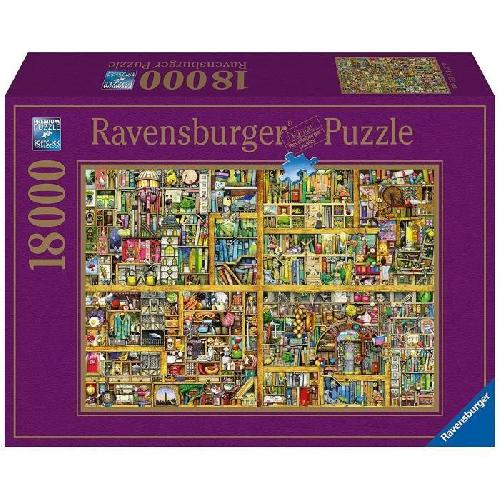 Puzzle Puzzle 18 000 pieces Bibliotheque magique XXL. Colin Thompson. Adultes et enfants a partir de 14 ans. Fantaisie. 17825. Ravensburger