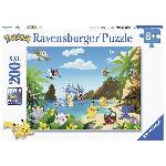 Puzzle 200 pieces XXL - Ravensburger - Attrapez-les tous ! - Pokémon - Dessins animés et BD - Garantie 2 ans