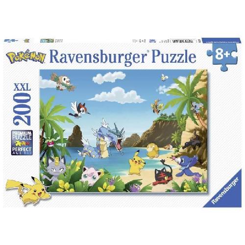 Puzzle Puzzle 200 pieces XXL - Ravensburger - Attrapez-les tous ! - Pokémon - Dessins animés et BD - Garantie 2 ans