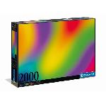 Puzzle 2000 pieces - Clementoni - Collection Colorboom - Gradient