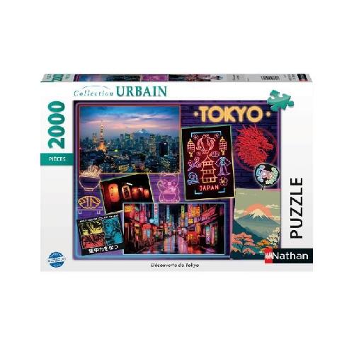 Puzzle Puzzle 2000 pieces Découverte de Tokyo. Nathan. 12001091. A partir de 14 ans