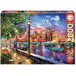 Puzzle 2000 pieces Londres au coucher du soleil - EDUCA