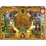 Puzzle 2000 pieces MONTAGE AZTeQUE MAYA - Educa - Astrologie et ésotérisme