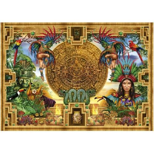 Puzzle Puzzle 2000 pieces MONTAGE AZTeQUE MAYA - Educa - Astrologie et ésotérisme
