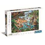 Puzzle 3000 pieces - Clementoni - African Waterhole - Images captivantes - Matériau résistant