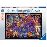 Puzzle 3000 pieces Ravensburger - Signes du zodiaque - Pour adultes des 14 ans