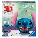 Puzzle 3D Ball Disney Stitch 72 pieces. Des 6 ans. Ravensburger. 11574