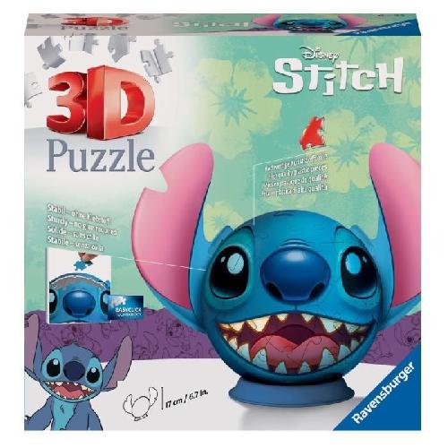 Puzzle Puzzle 3D Ball Disney Stitch 72 pieces. Des 6 ans. Ravensburger. 11574