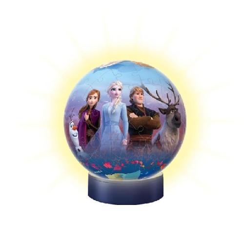 Puzzle Puzzle 3D Ball La Reine des Neiges 2 illuminé - Ravensburger - Enfant 6 ans et plus