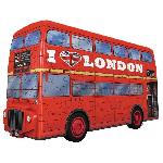 Puzzle Puzzle 3D Bus londonien - Ravensburger - Véhicule 216 pieces sans colle - Des 8 ans