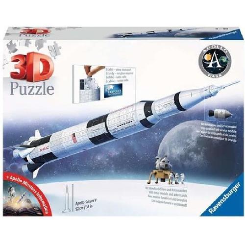Puzzle Puzzle 3D Fusée spatiale Saturne V - Ravensburger - 440 pieces - NASA - A partir de 8 ans