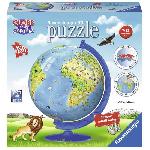 Puzzle Puzzle 3D Globe terrestre 180 pieces - Ravensburger - Éducatif - Sans colle - Des 7 ans