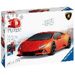 Puzzle Puzzle 3D Lamborghini Huracán EVO Edition orange - Véhicules et engins - 108 pieces