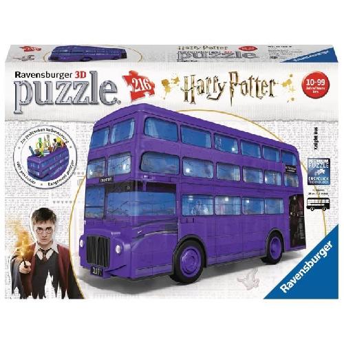 Puzzle Puzzle 3D Magicobus Harry Potter - Ravensburger - Véhicule 216 pieces - Sans colle - Des 12 ans