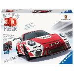 Puzzle Puzzle 3D Porsche 911 GT3 Cup Salzburg -avec grille-
