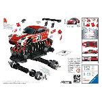 Puzzle Puzzle 3D Porsche 911 GT3 Cup Salzburg -avec grille-