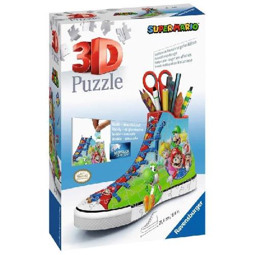 Puzzle Puzzle 3D Sneaker Super Mario - Ravensburger - 108 pieces - Sans colle - A partir de 8 ans