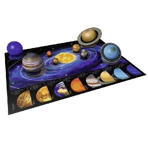 Puzzle Puzzle 3D Systeme solaire - Ravensburger - 8 planetes - 522 pieces - Des 6 ans