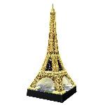 Puzzle Puzzle 3D Tour Eiffel illuminée - Ravensburger - 216 pieces - sans colle - avec LEDS couleur - Des 10 ans