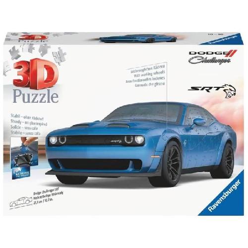 Puzzle Puzzle 3D Véhicules - Dodge Challenger SRT Hellcat Redeye Widebody - 108 pieces numérotées - Ravensburger