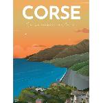 Puzzle Puzzle 500 pieces. Affiche de la Corse/Louis l'Affiche. Des 10 ans. Collection Nostalgie. 87826. Nathan