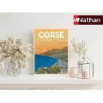 Puzzle Puzzle 500 pieces. Affiche de la Corse/Louis l'Affiche. Des 10 ans. Collection Nostalgie. 87826. Nathan