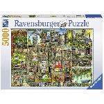 Jeux De Societe Puzzle 5000 pieces - Ville bizarre / Colin Thompson - Ravensburger - Puzzle adultes - Des 14 ans