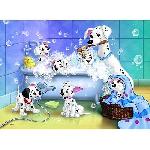 Puzzle 60 p - NATHAN - Les 101 Dalmatiens - Blanc - Disney - Scene de vie