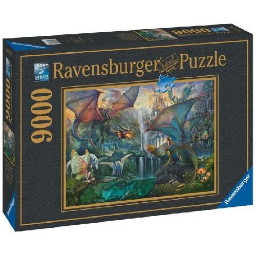 Puzzle Puzzle 9000 pieces La foret magique des dragons. Fantastique. Adulte. 16721. Ravensburger