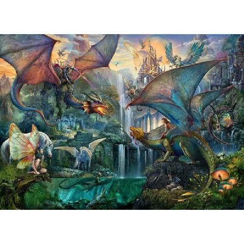 Puzzle Puzzle 9000 pieces La foret magique des dragons. Fantastique. Adulte. 16721. Ravensburger