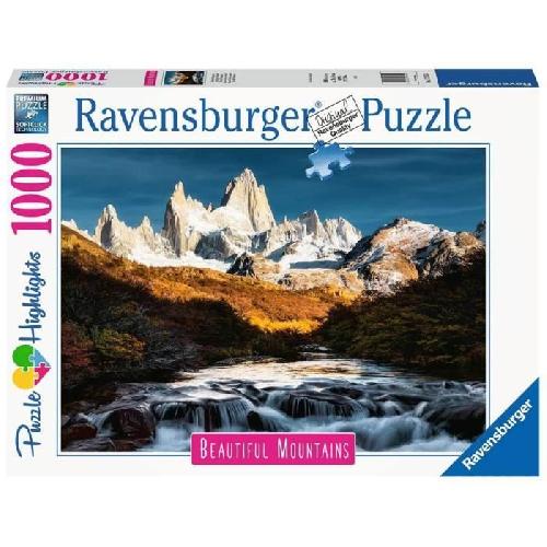 Puzzle Puzzle Adulte 1000 p - Le Fitz Roy. Patagonie -Puzzle Highlights- - Adultes. enfants des 14 ans - Paysages - 17315 - Ravensburger