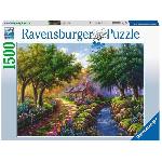 Puzzle Puzzle Adulte 1500 pieces Cottage au bord de la riviere - Paysage - 17109 - Ravensburger
