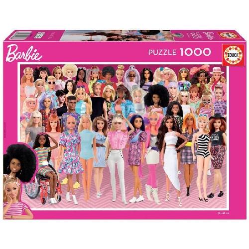 Puzzle Puzzle BARBIE - 1000 pieces - Educa - Dessins animés et BD - Rose